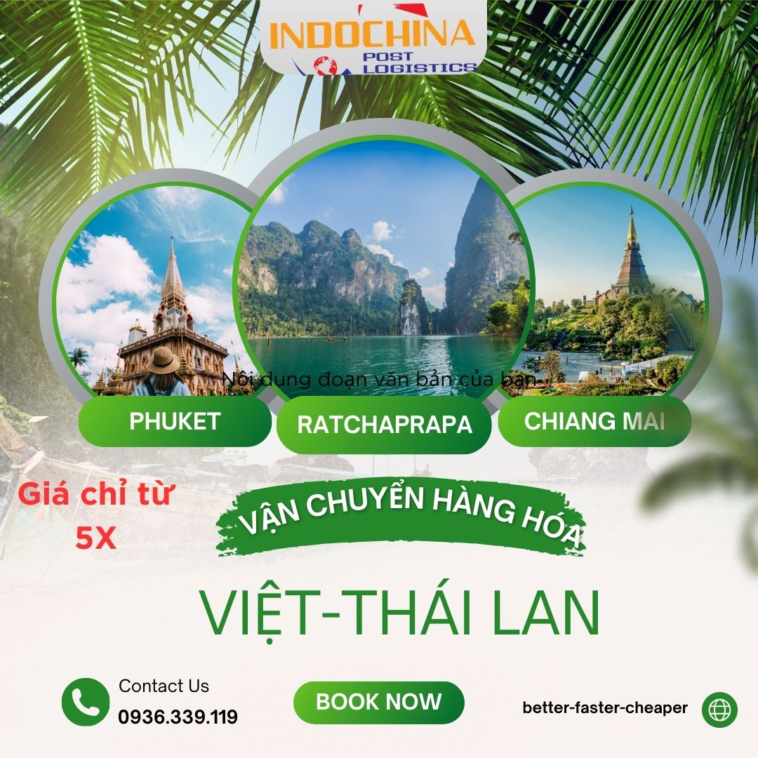 Vận chuyển hàng hóa tuyến Hải Phòng- Thái Lan