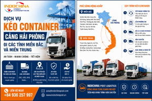 DỊCH VỤ KÉO CONTAINER TỪ CẢNG HẢI PHÒNG SỐ 1