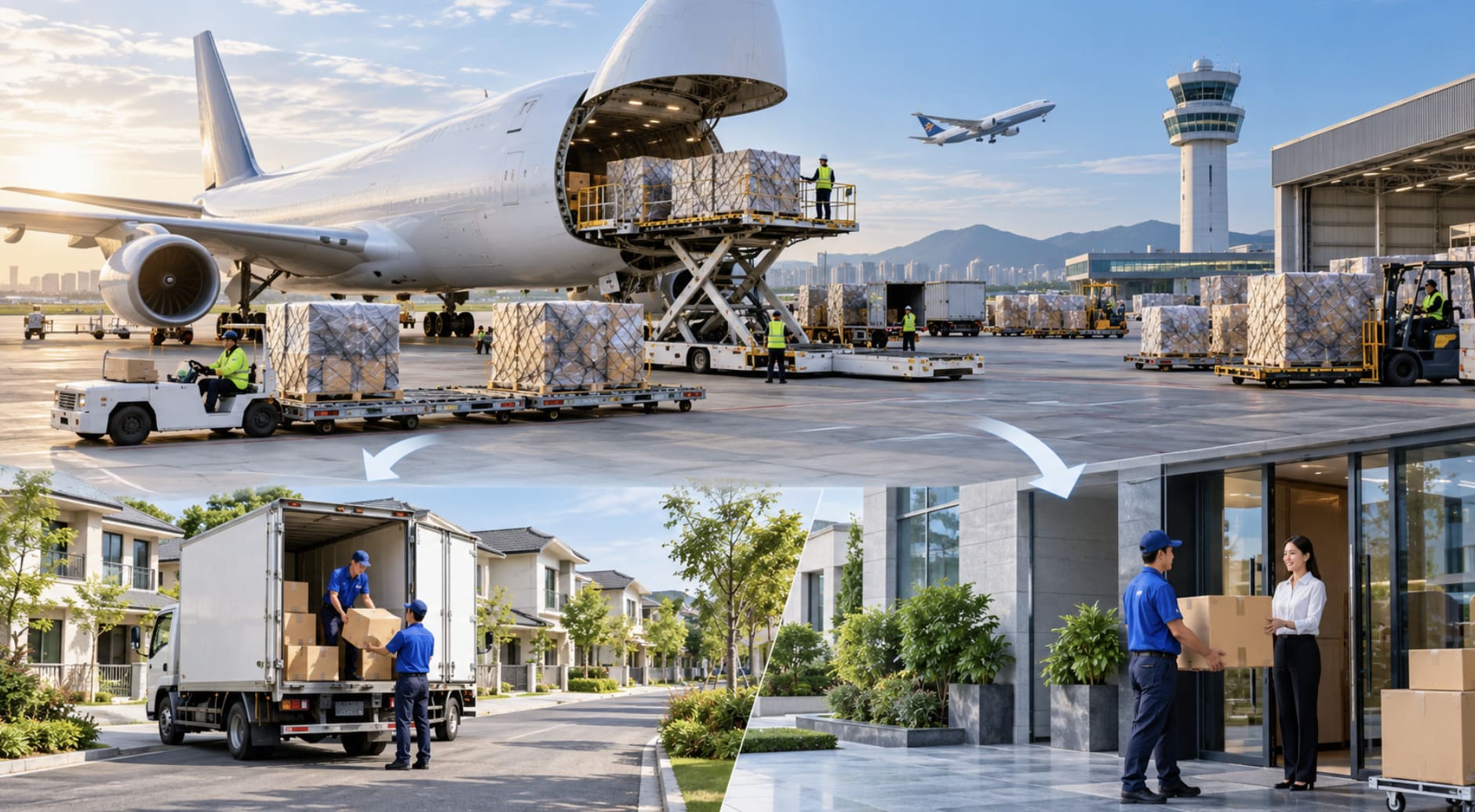 Nên Chọn Airport-to-Airport Và Door-to-Door khi vận chuyển